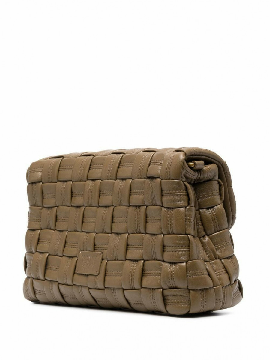 Сумка CLASSIC LOVE BAG PUFF WEAVE – ashen walnut