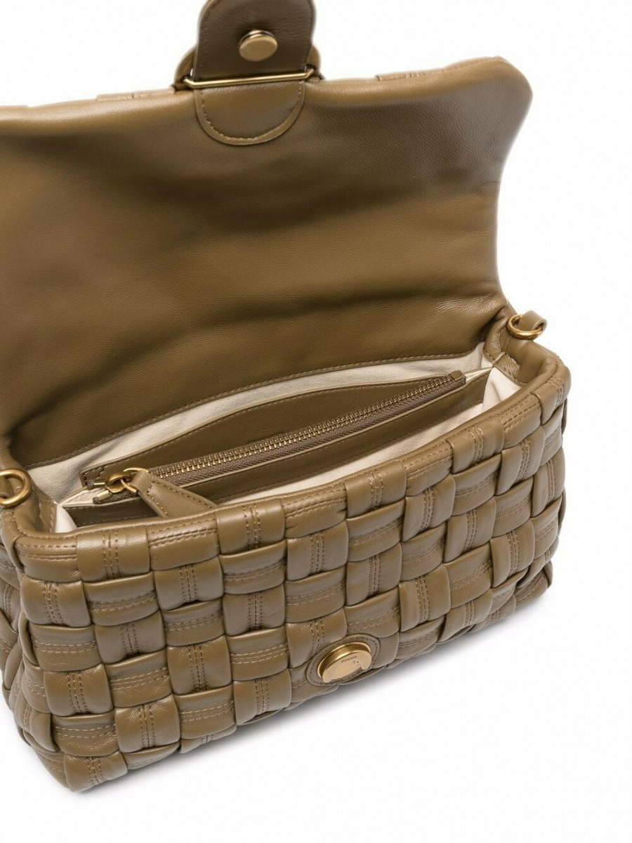 Сумка CLASSIC LOVE BAG PUFF WEAVE – ashen walnut