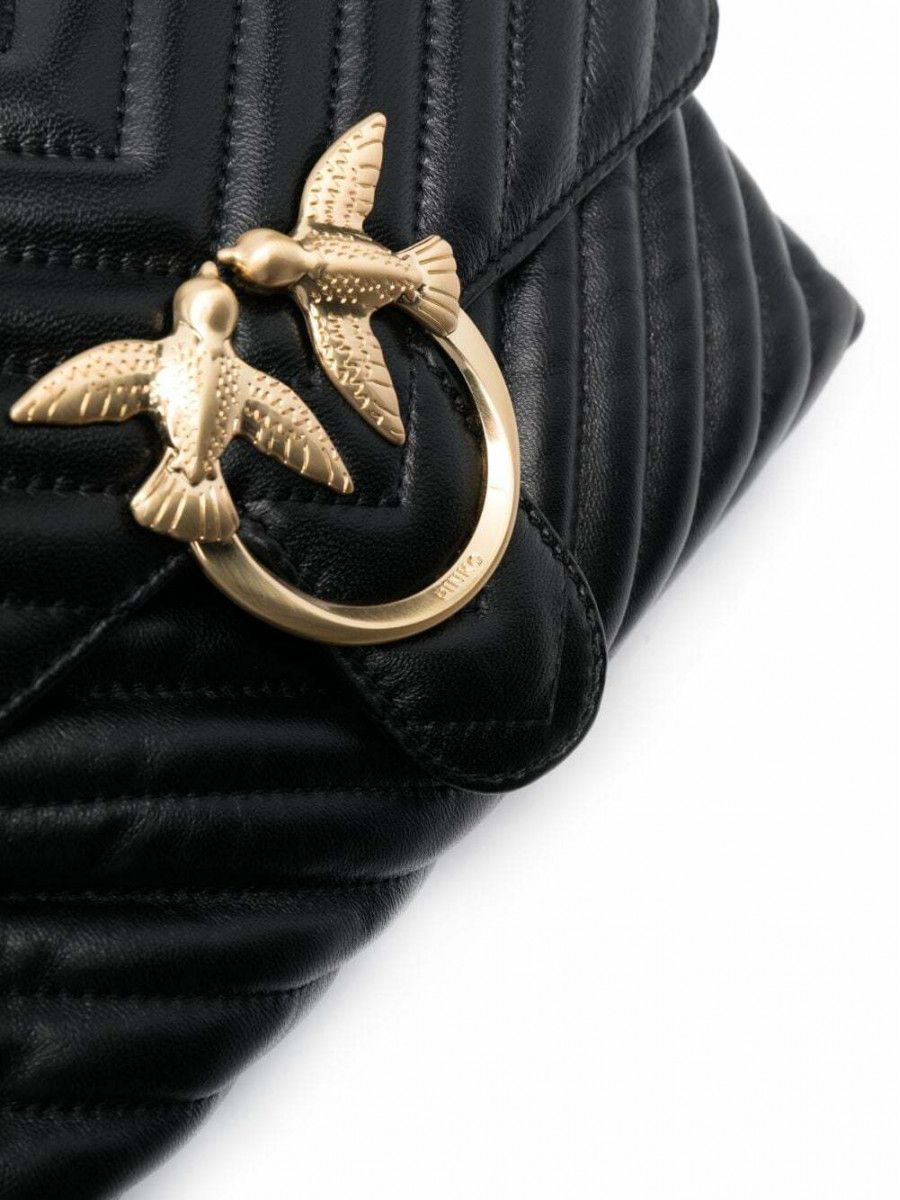 Сумка LADY LOVE BAG PUFF — black gold