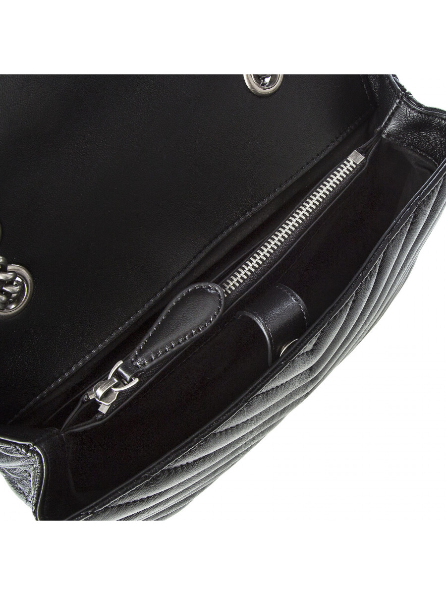 Сумка LADY LOVE BAG PUFF — black silver