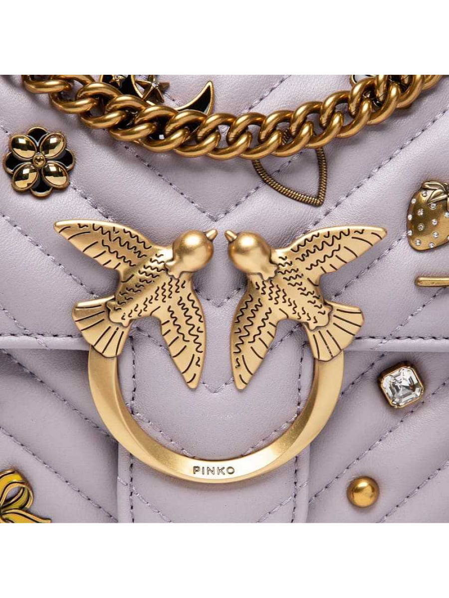 Сумка MINI LADY LOVE BAG PUFF MAGIC PINS – DUSTY LAVENDER