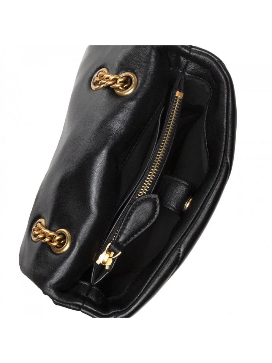 Сумка MINI LOGO BAG PUFF MAXI QUILT JEWEL BUCKLE – black