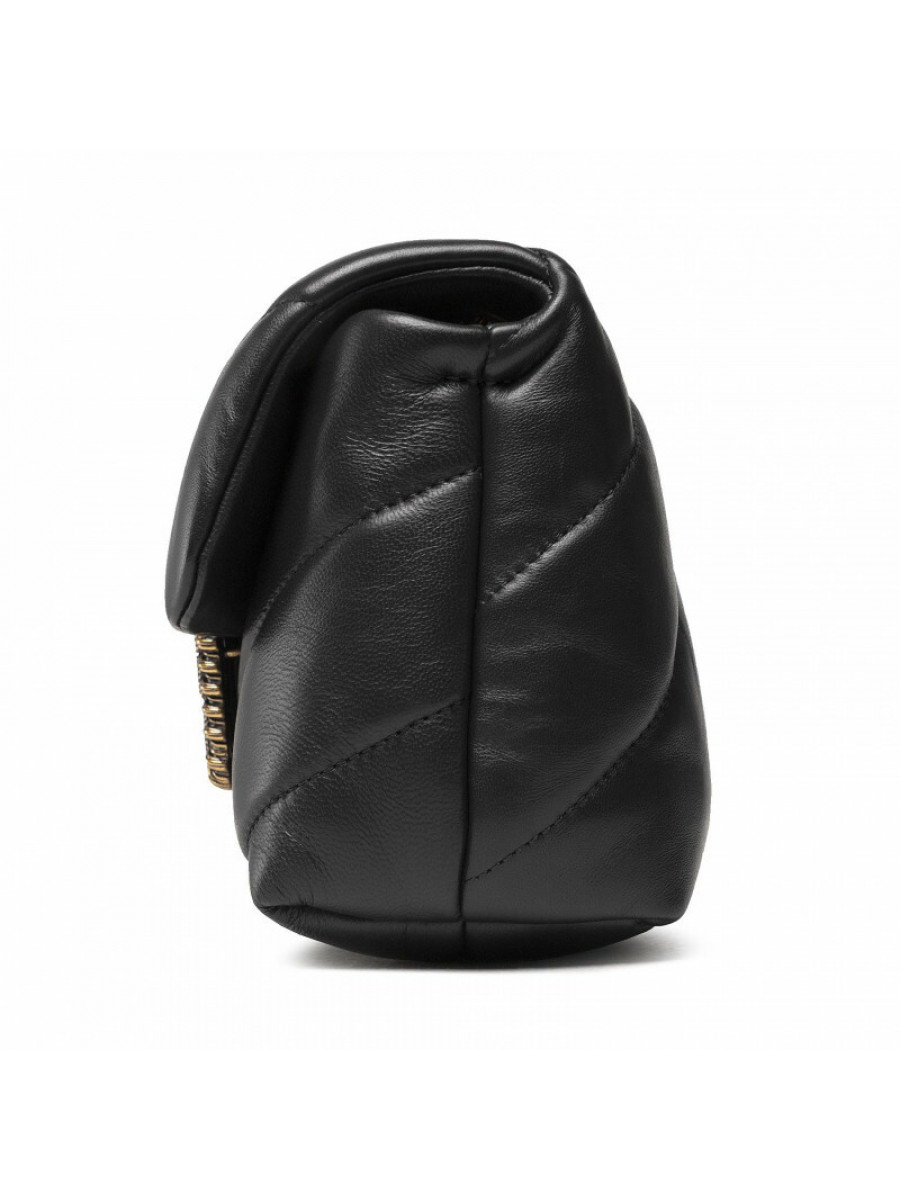 Сумка MINI LOGO BAG PUFF MAXI QUILT JEWEL BUCKLE – black