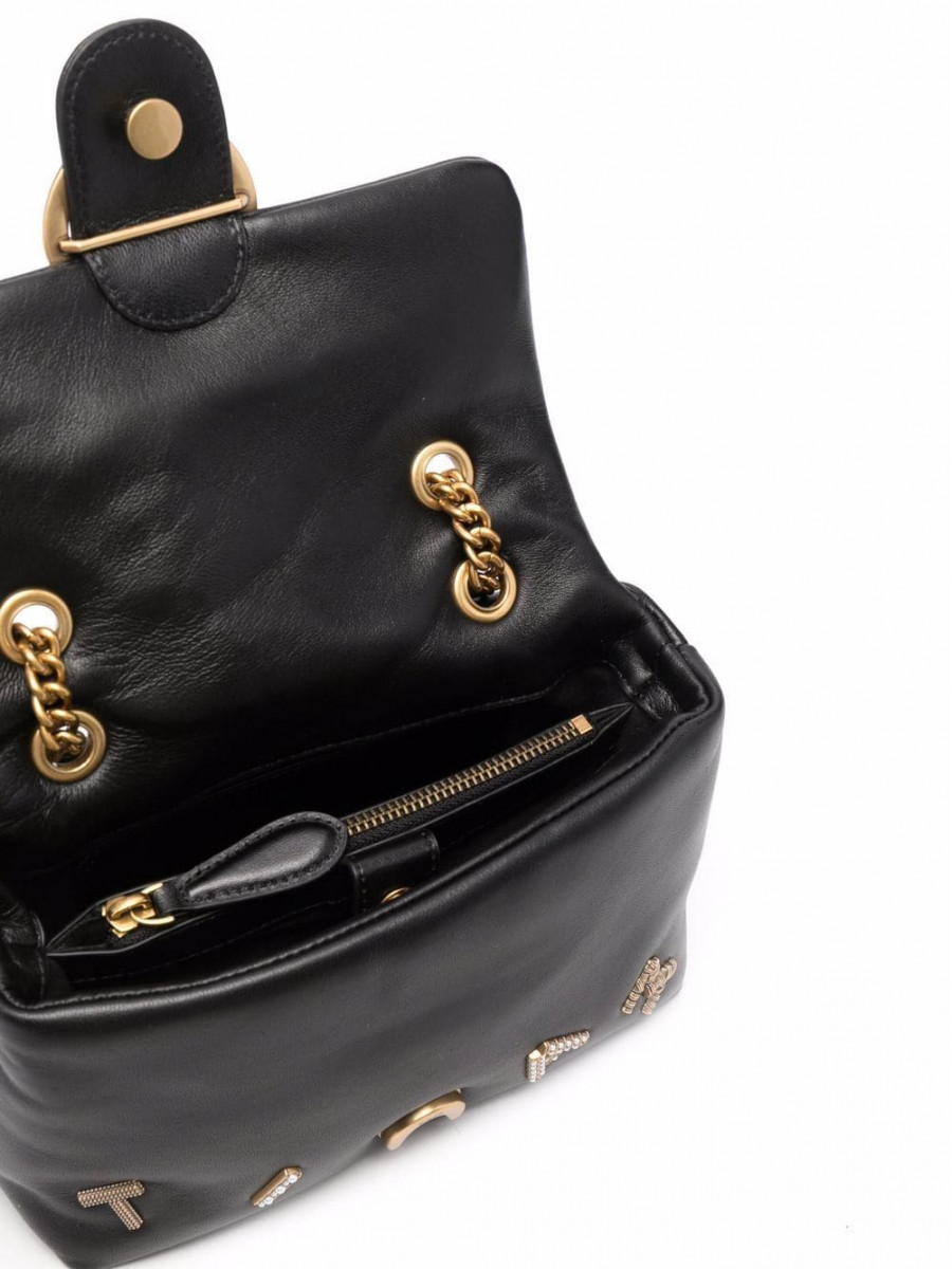 Сумка MINI LOVE BAG MINI PUFF LOGO JEVEL – black