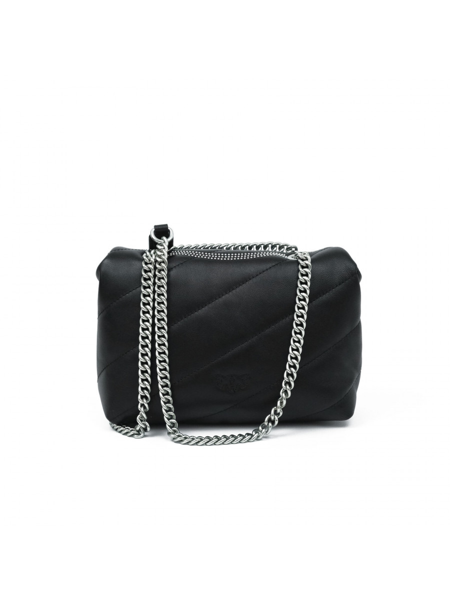 Сумка MINI LOVE BAG PUFF MAXI QUILT — black