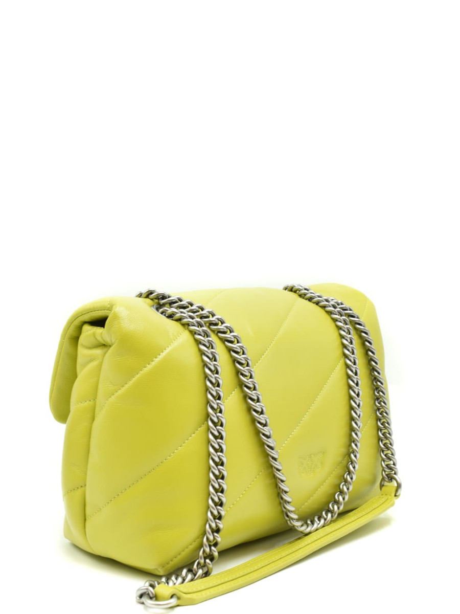 Сумка MINI LOVE BAG PUFF MAXI QUILT – citronella