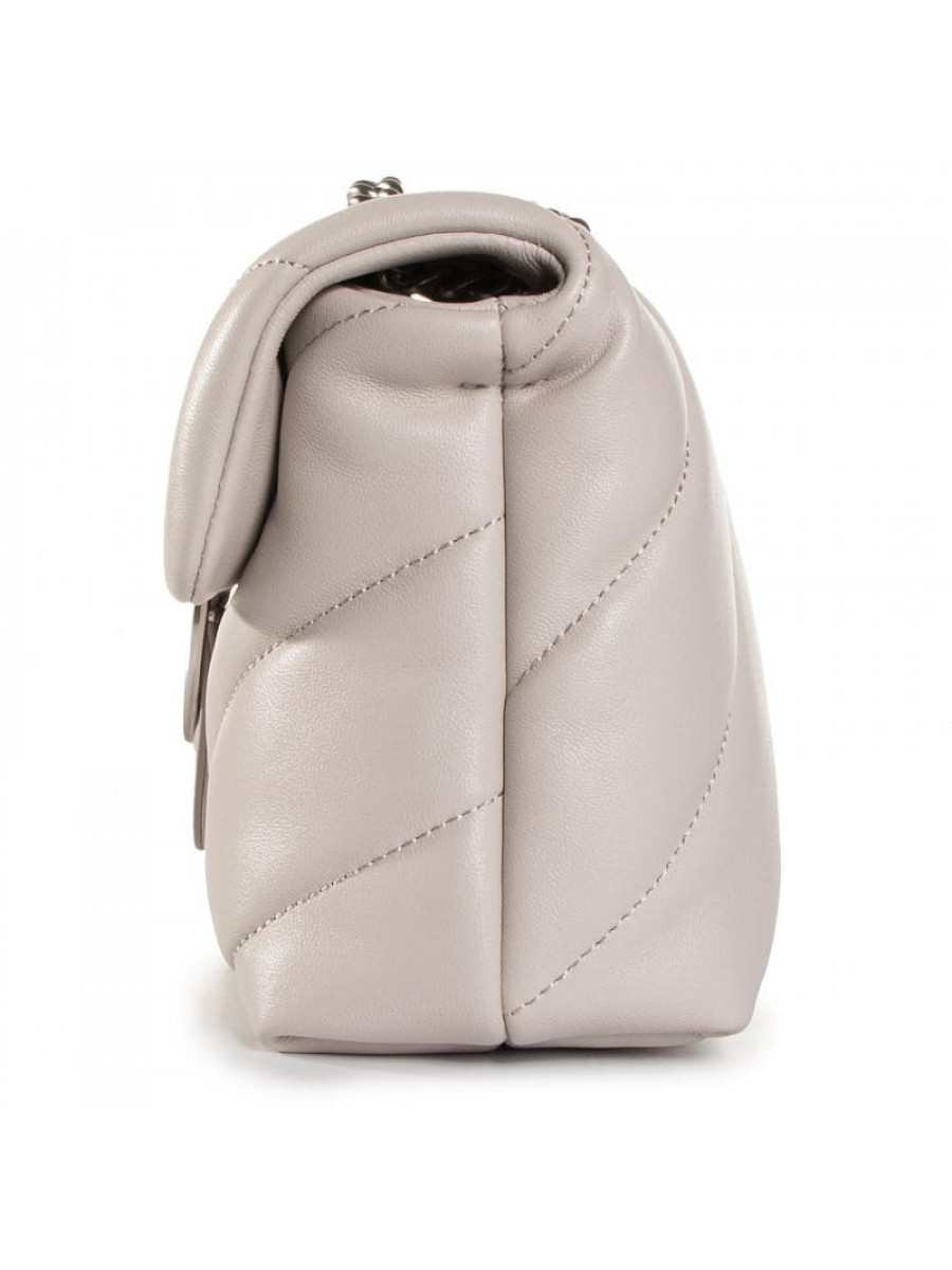 Сумка MINI LOVE BAG PUFF MAXI QUILT – creme silver