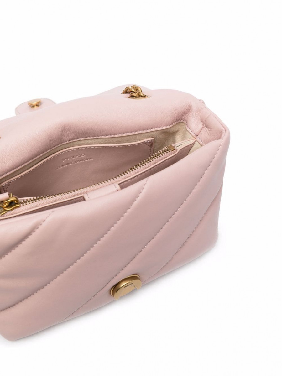Сумка MINI LOVE BAG PUFF MAXI QUILT – dusty pink