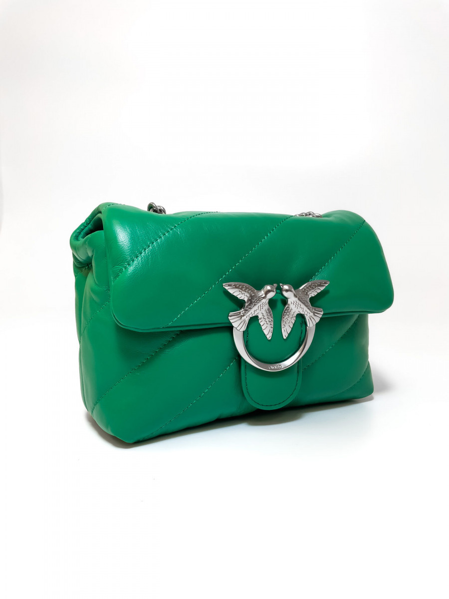 Сумка MINI LOVE BAG PUFF MAXI QUILT – green