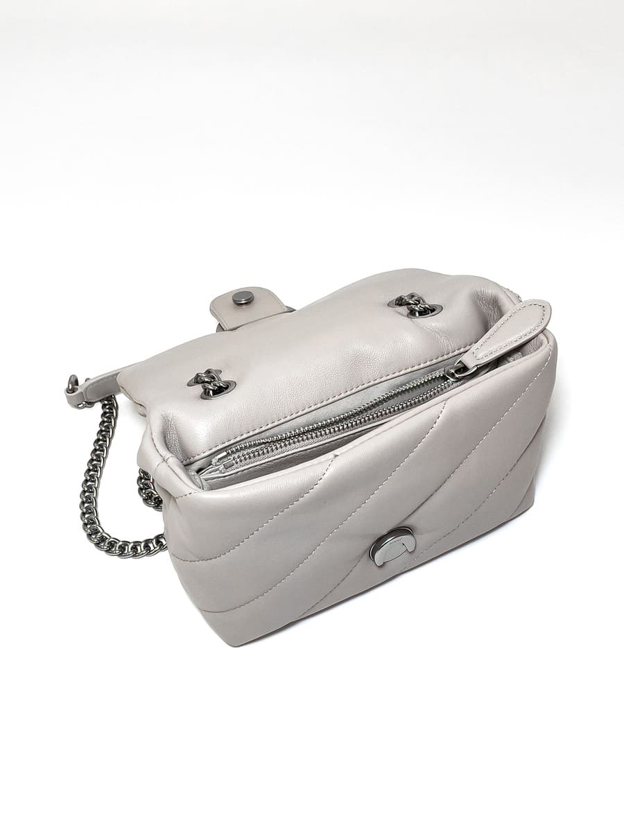 Сумка MINI LOVE BAG PUFF MAXI QUILT – grey