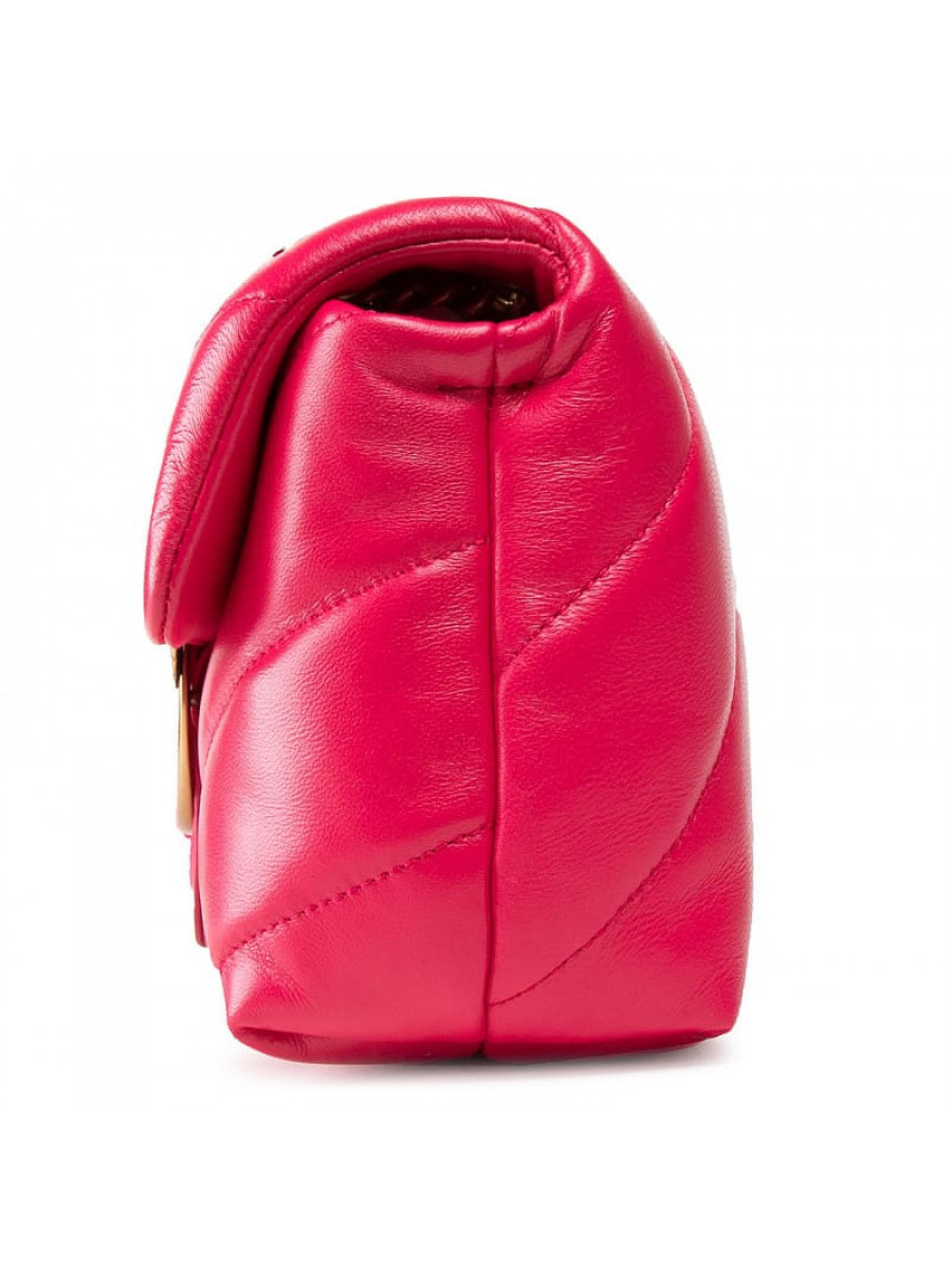 Сумка MINI LOVE BAG PUFF MAXI QUILT – magenta