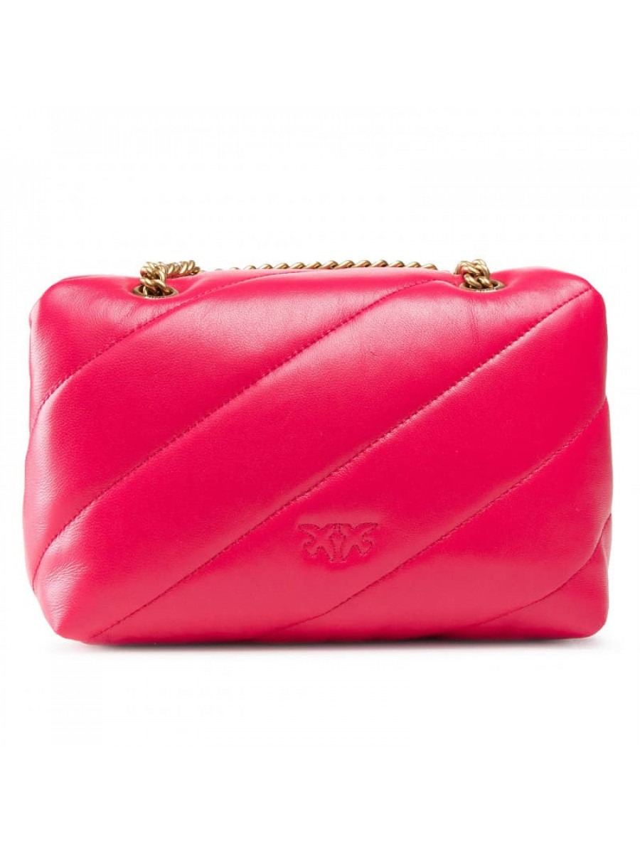 Сумка MINI LOVE BAG PUFF MAXI QUILT – magenta
