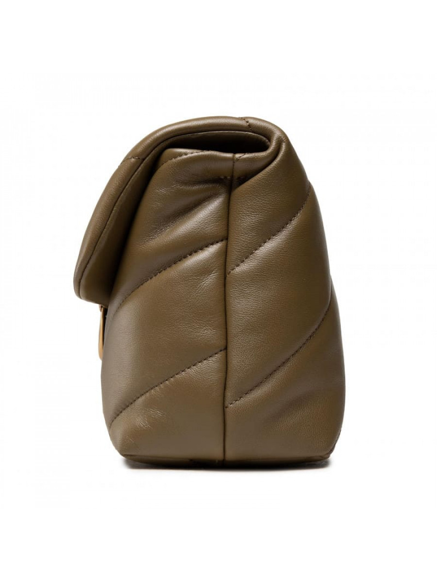 Сумка MINI LOVE BAG PUFF MAXI QUILT – olive