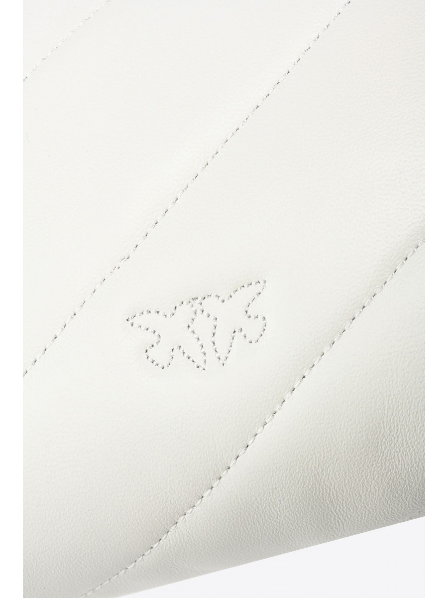 Сумка MINI LOVE BAG PUFF MAXI QUILT – white gold