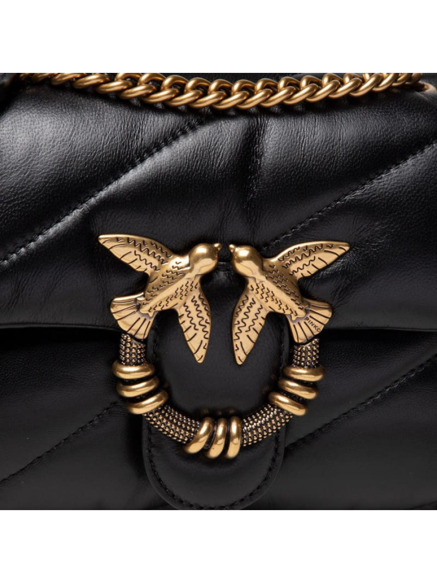 Сумка MINI LOVE BAG PUFF MAXI QUILT JEWEL – black