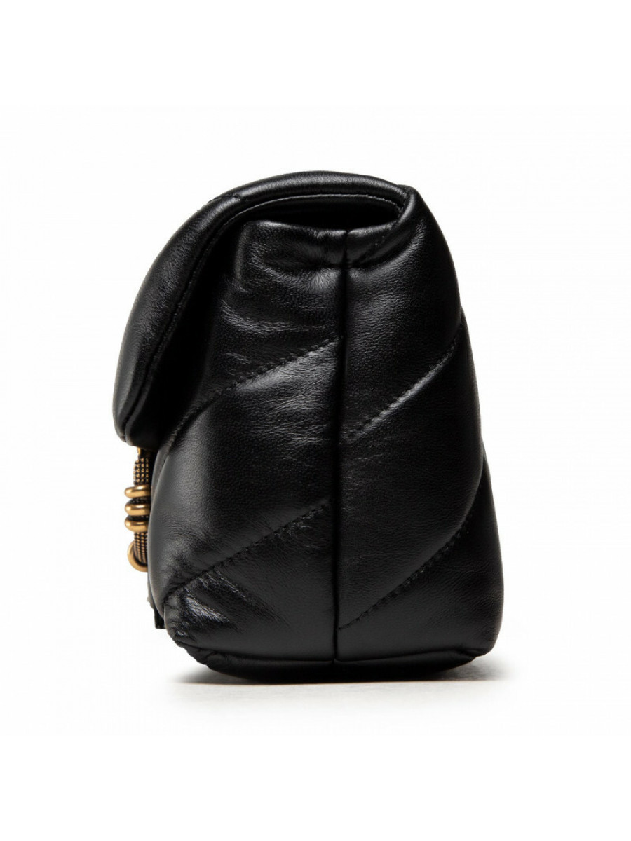 Сумка MINI LOVE BAG PUFF MAXI QUILT JEWEL – black