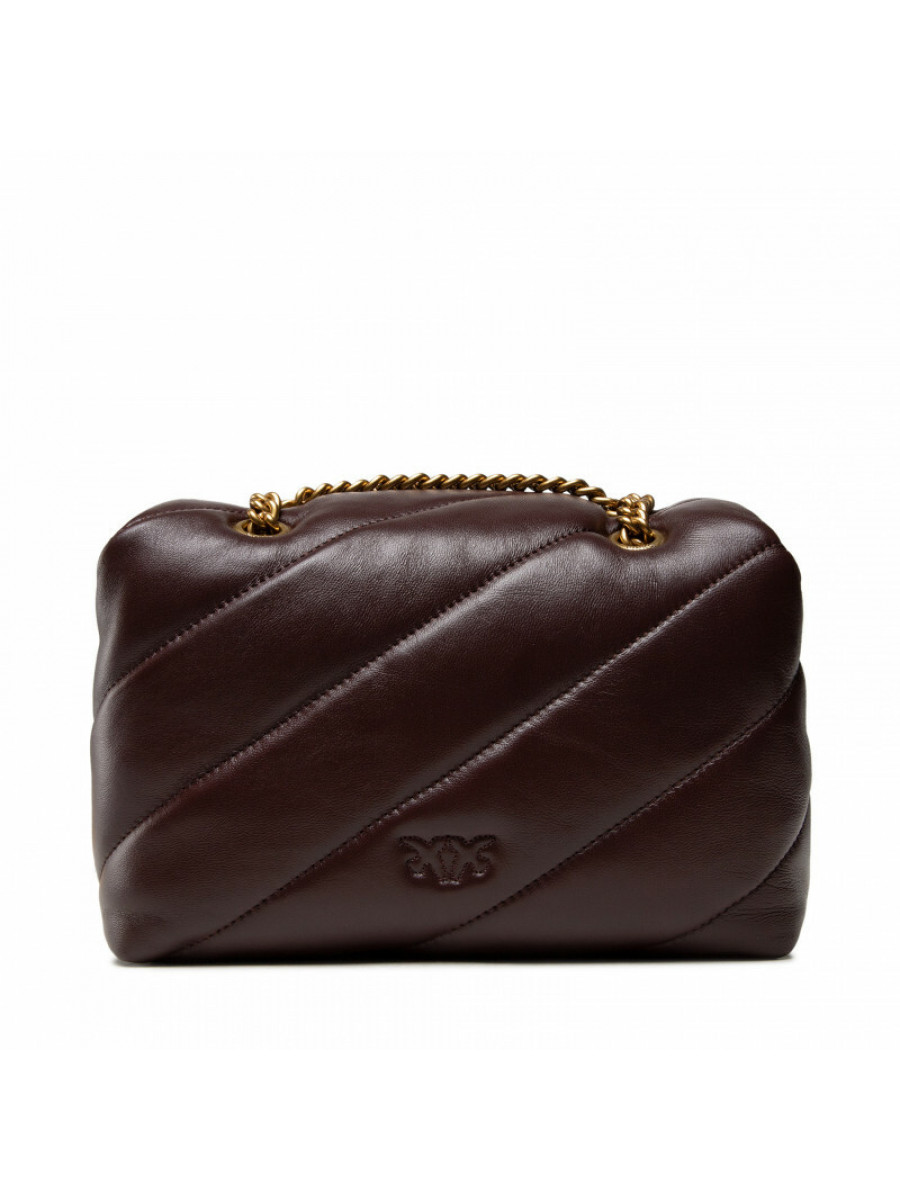Сумка MINI LOVE BAG PUFF MAXI QUILT JEWEL – bordeaux