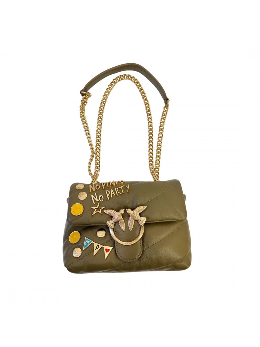 Сумка MINI LOVE BAG PUFF PARTY – ashen walnut