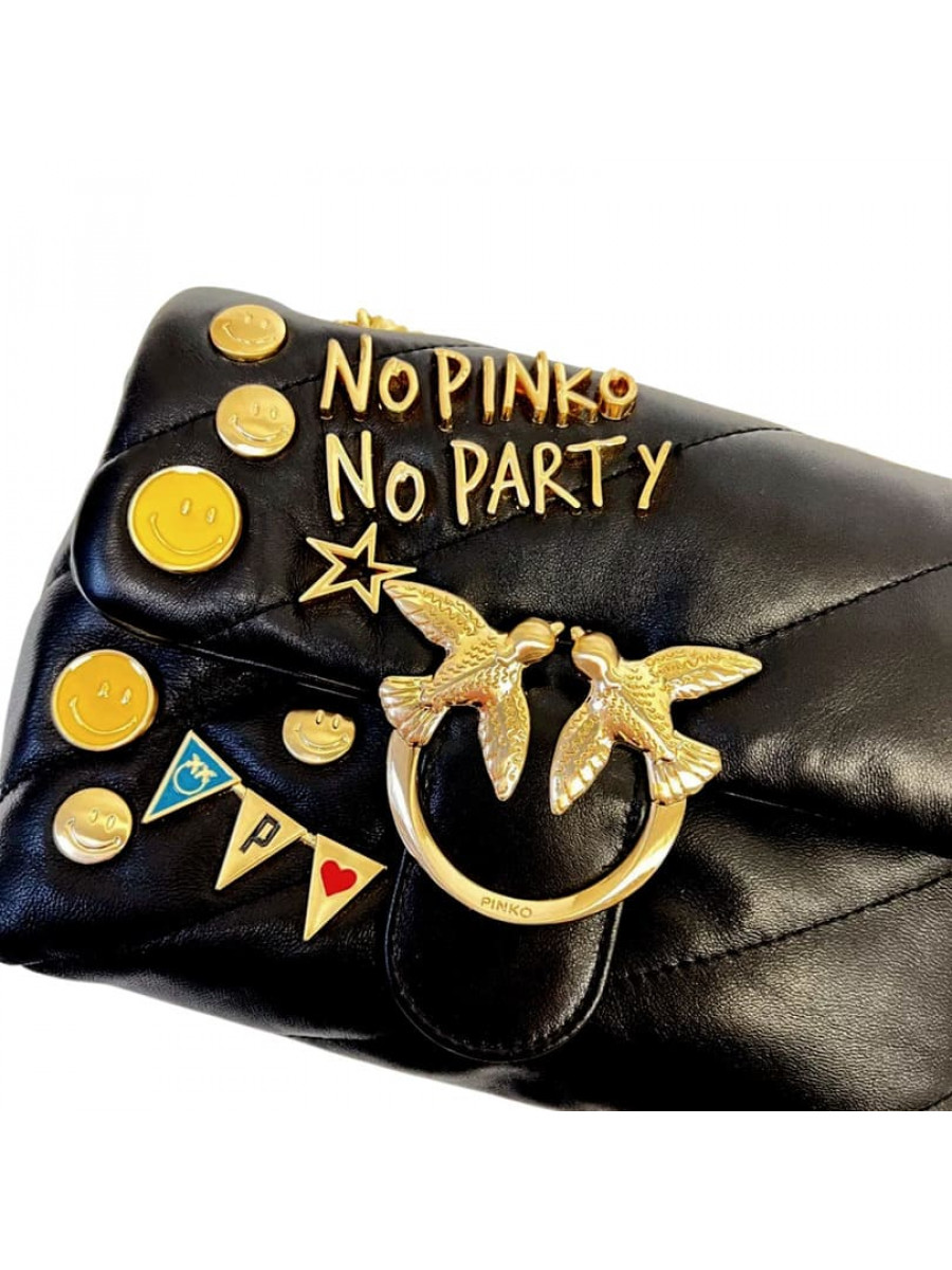 Сумка MINI LOVE BAG PUFF PARTY – black