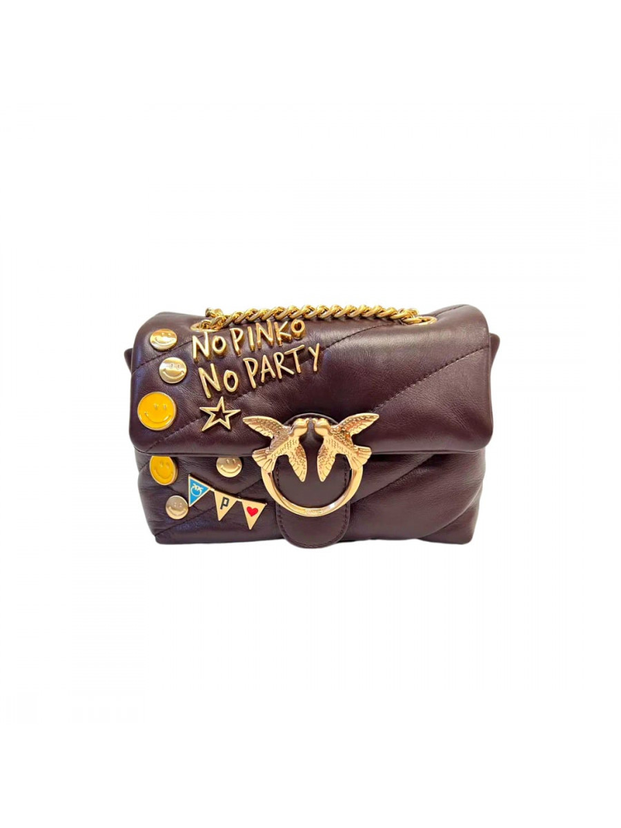 Сумка MINI LOVE BAG PUFF PARTY – cordovan tan