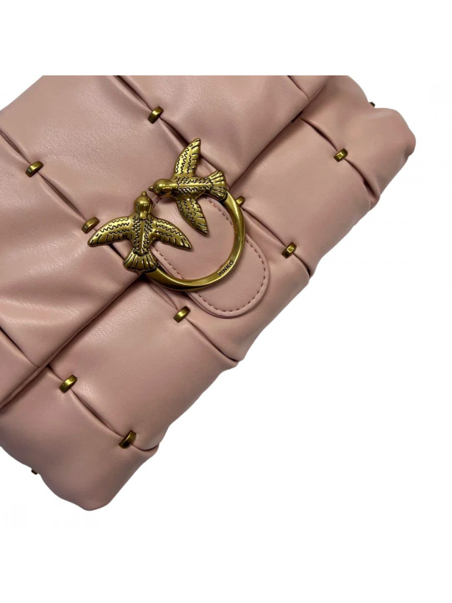 Сумка MINI LOVE BAG PUFF PINCHED – dusty pink