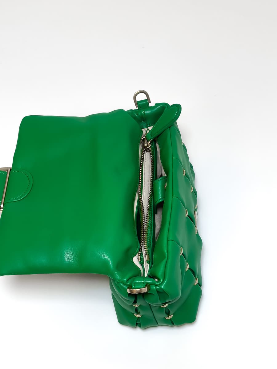 Сумка MINI LOVE BAG PUFF PINCHED – green
