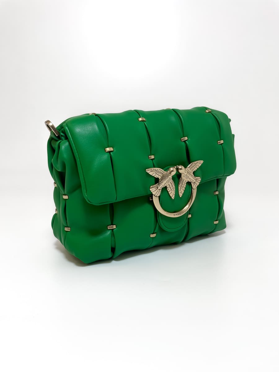 Сумка MINI LOVE BAG PUFF PINCHED – green