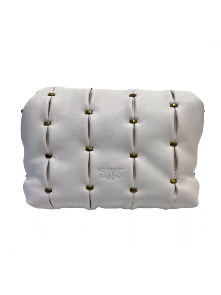 Сумка MINI LOVE BAG PUFF PINCHED – white