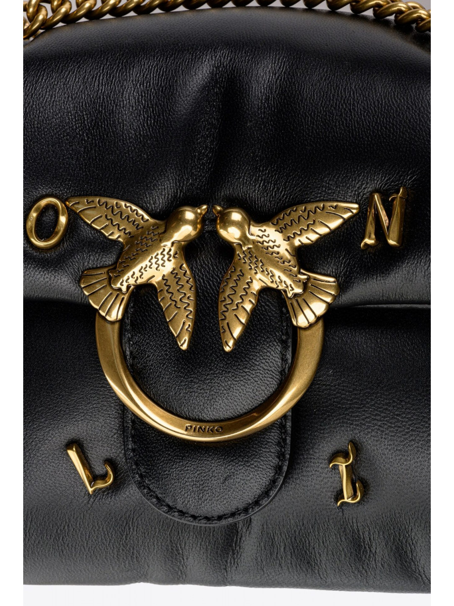 Сумка MINI LOVE BAG PUFF PINKONESS CALLING — black