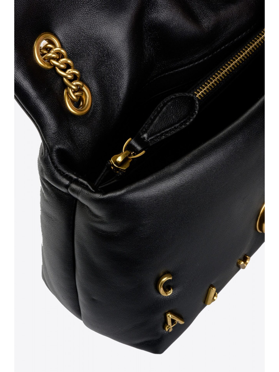 Сумка MINI LOVE BAG PUFF PINKONESS CALLING — black