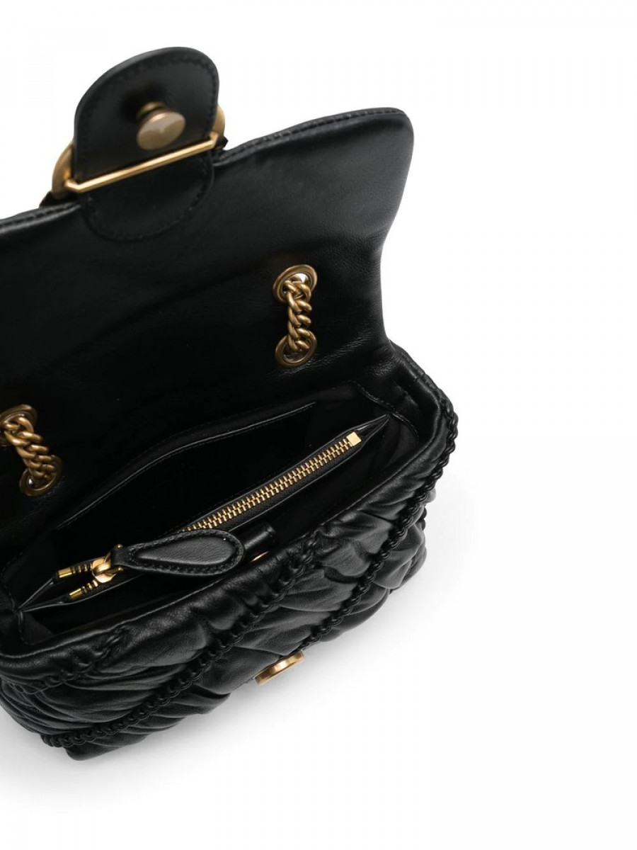 Сумка MINI LOVE BAG PUFF RUFFLE – black