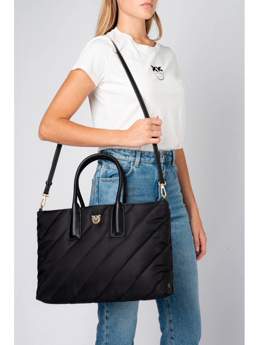 Сумка SHOPPING PUFF MAXI QUILT — black
