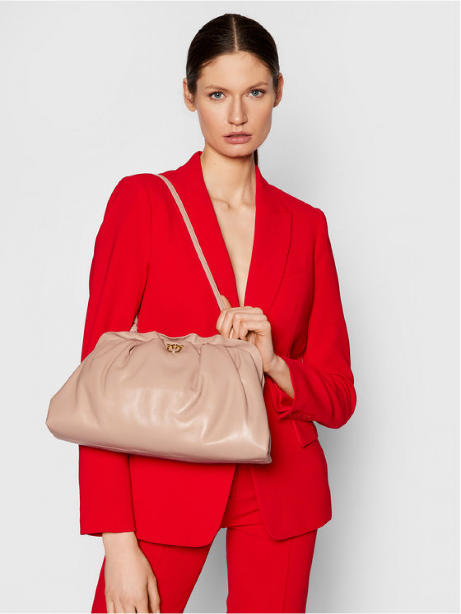 Клатч CHAIN CLUTCH BAG FRAIMED BEIGE — cuban sand