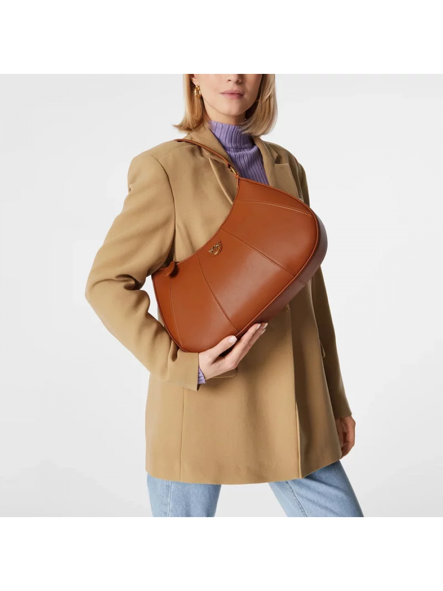Сумка CLASSIC HALF MOON BAG SIMPLY – cognac