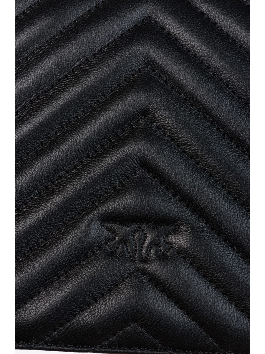 Сумка CLASSIC LOVE BAG CLICK CHEVRON – limo black block colour