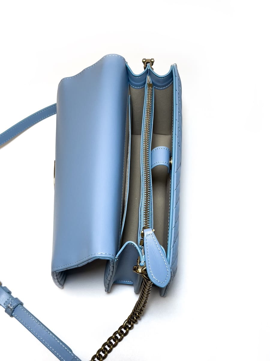 Сумка CLASSIC LOVE BAG CLICK V QUILT – blue