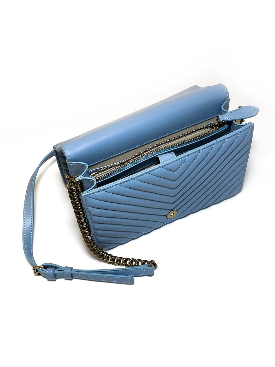 Сумка CLASSIC LOVE BAG CLICK V QUILT – blue