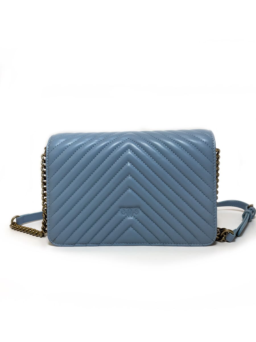 Сумка CLASSIC LOVE BAG CLICK V QUILT – blue