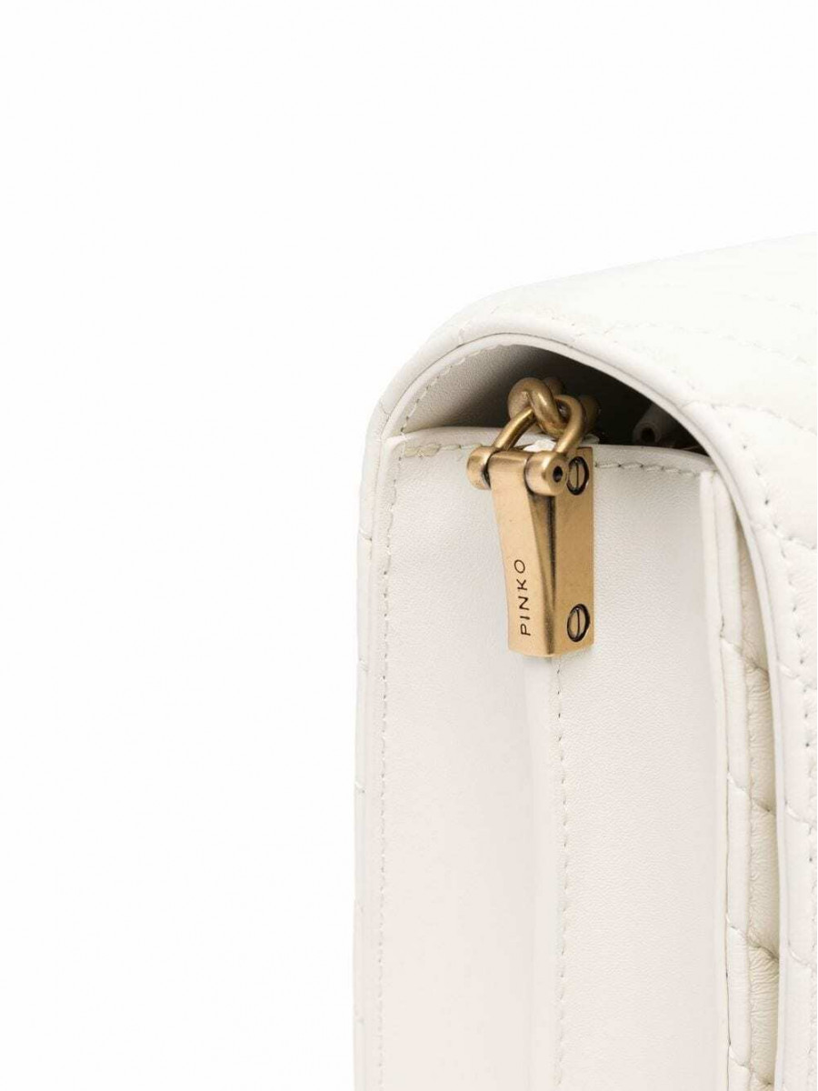 Сумка CLASSIC LOVE BAG CLICK V QUILT – white
