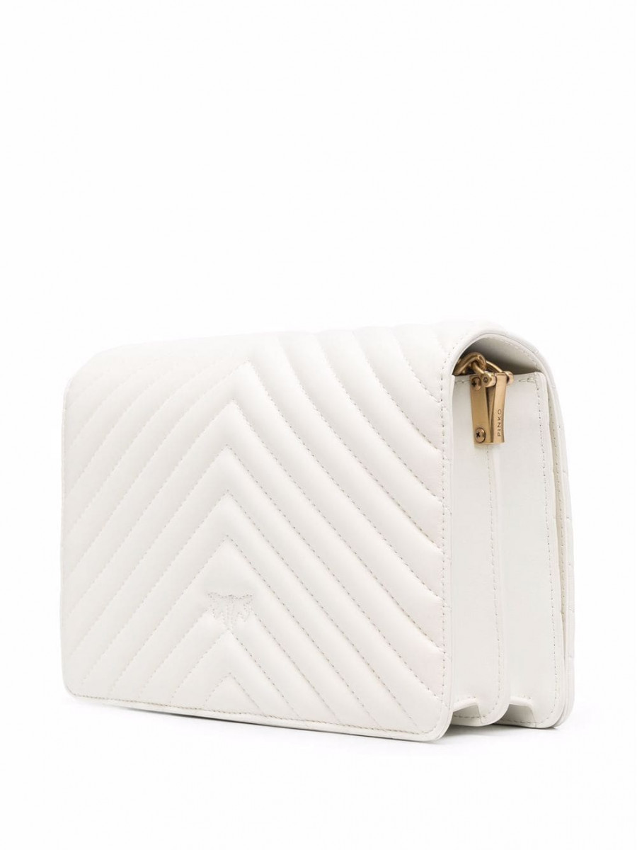 Сумка CLASSIC LOVE BAG CLICK V QUILT – white