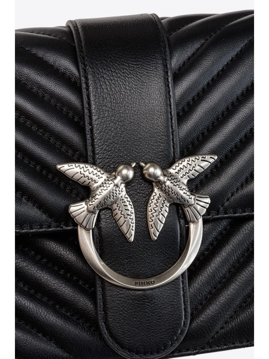 Сумка CLASSIC LOVE BAG ICON CHEVRON — black