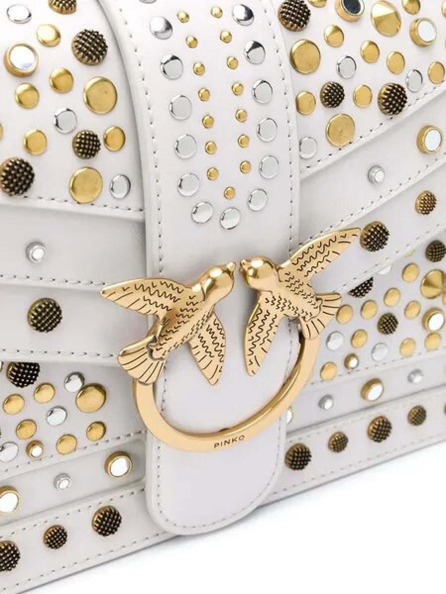 Сумка CLASSIC LOVE BAG ICON NEW STUDS — white
