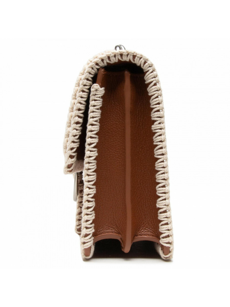Сумка CLASSIC LOVE BAG ICON STITCHED BUBBLES – brown