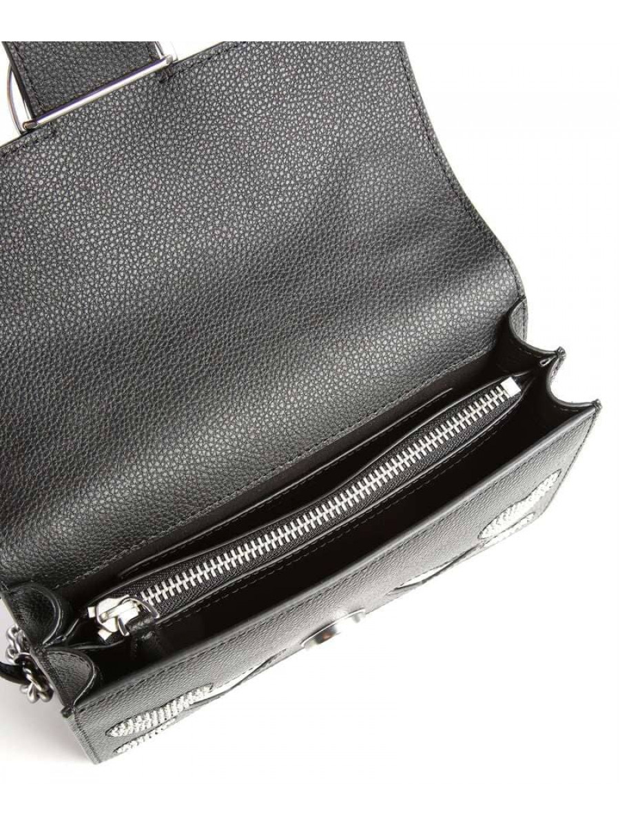 Сумка CLASSIC LOVE BAG ICON STUDDED HEART – black