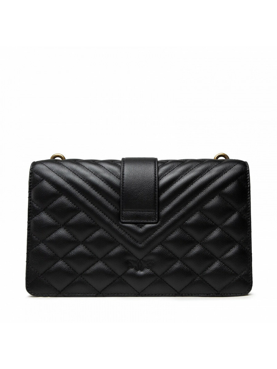 Сумка CLASSIC LOVE BAG ICON V QUILT MIX — black