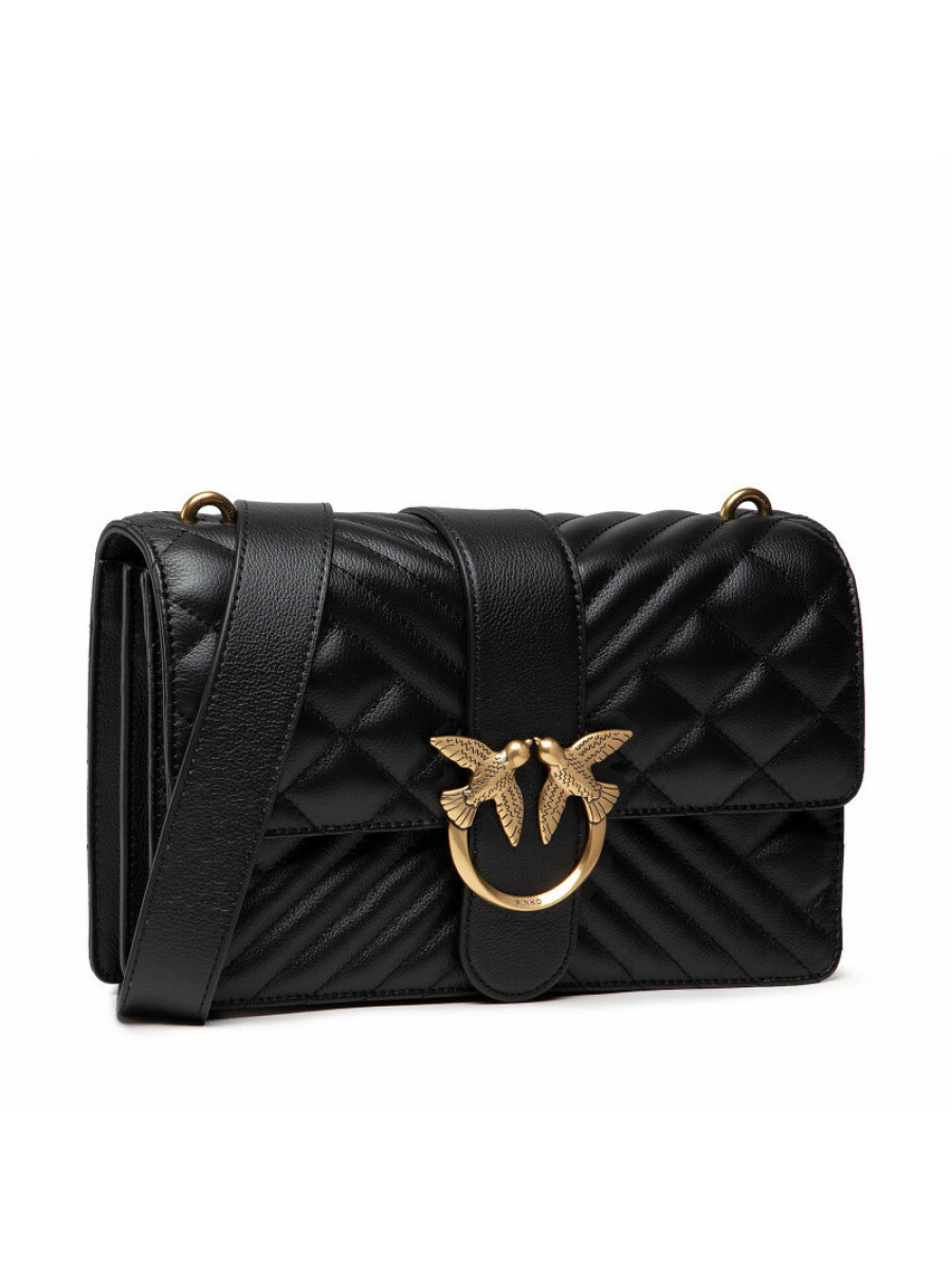 Сумка CLASSIC LOVE BAG ICON V QUILT MIX — black