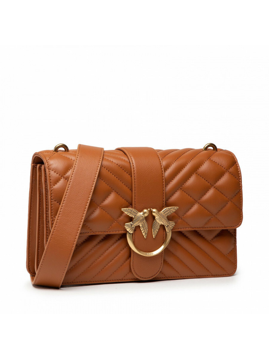 Сумка CLASSIC LOVE BAG ICON V QUILT MIX — candied ginger