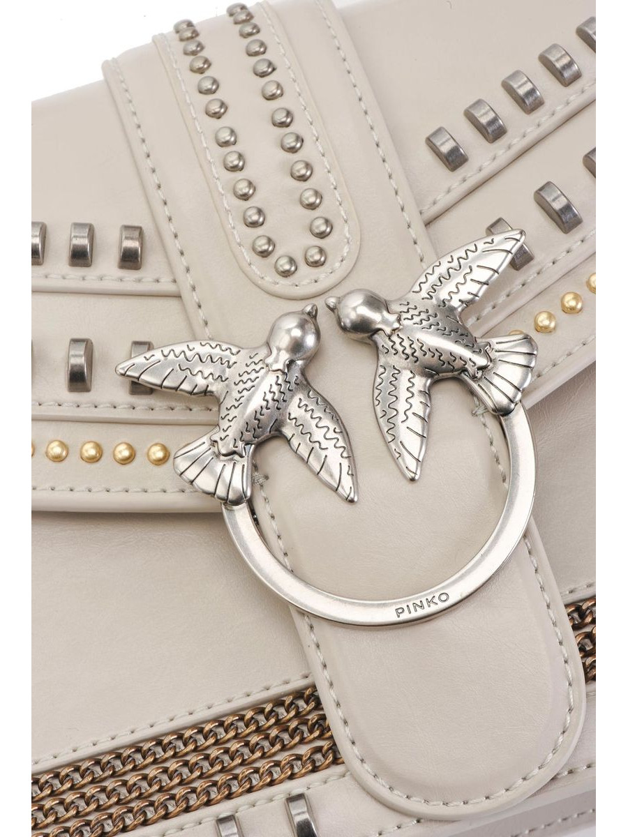 Сумка CLASSIC LOVE BAG MIX STUDS — beige