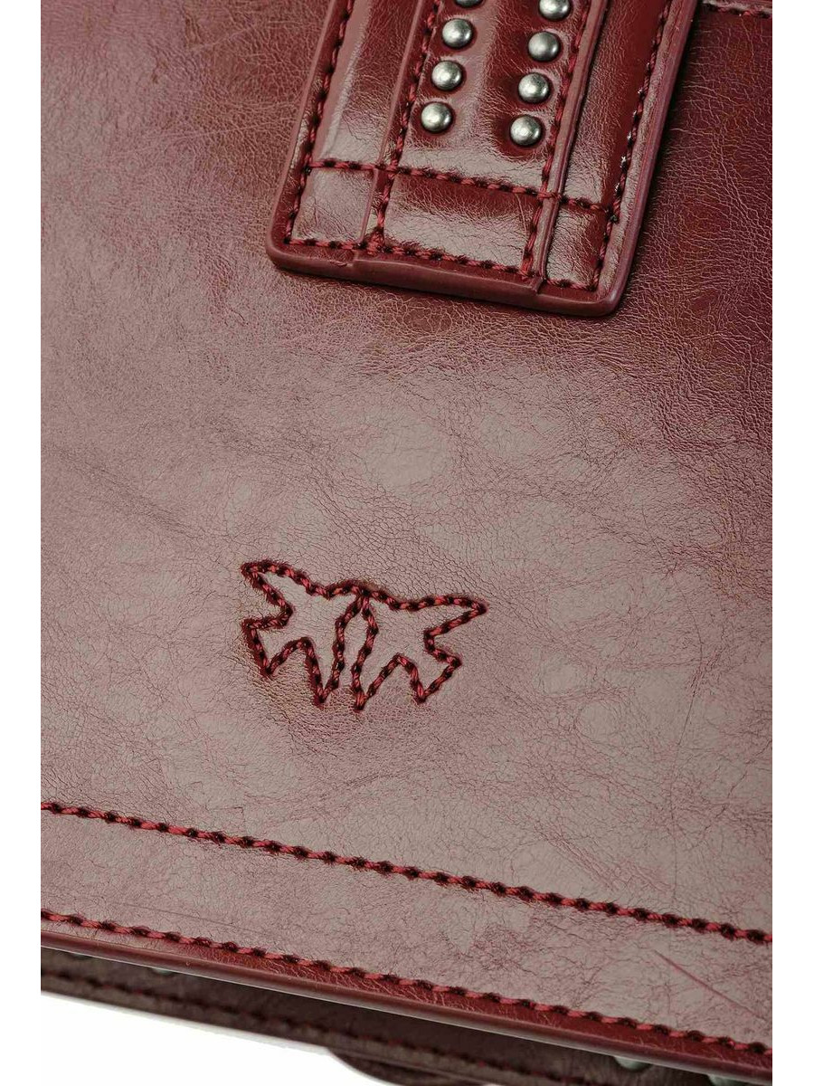 Сумка CLASSIC LOVE BAG MIX STUDS — burgundy