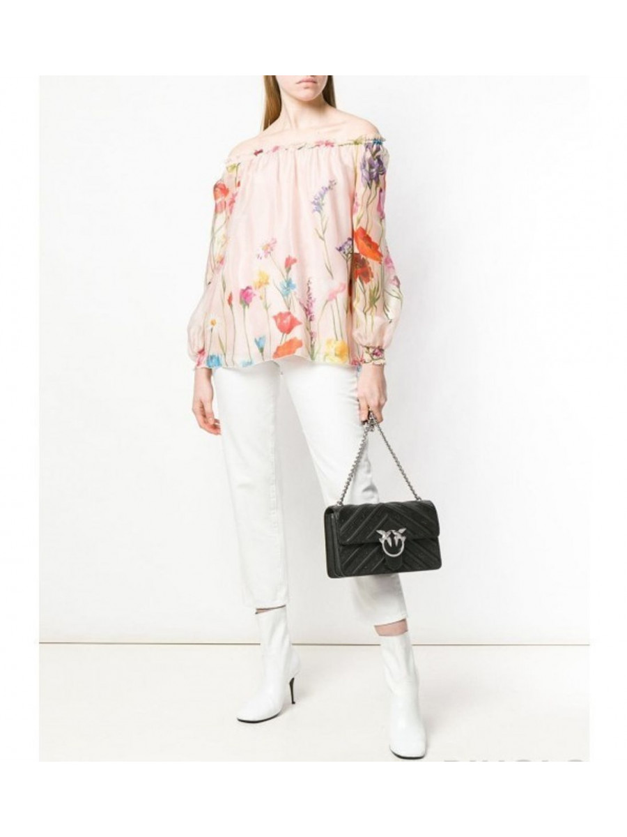 Сумка CLASSIC LOVE BAG STRIPES LOVE BIRDS — black